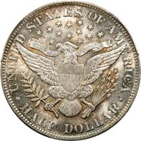 1893 Barber Half Dollar (50c) Reverse Image
