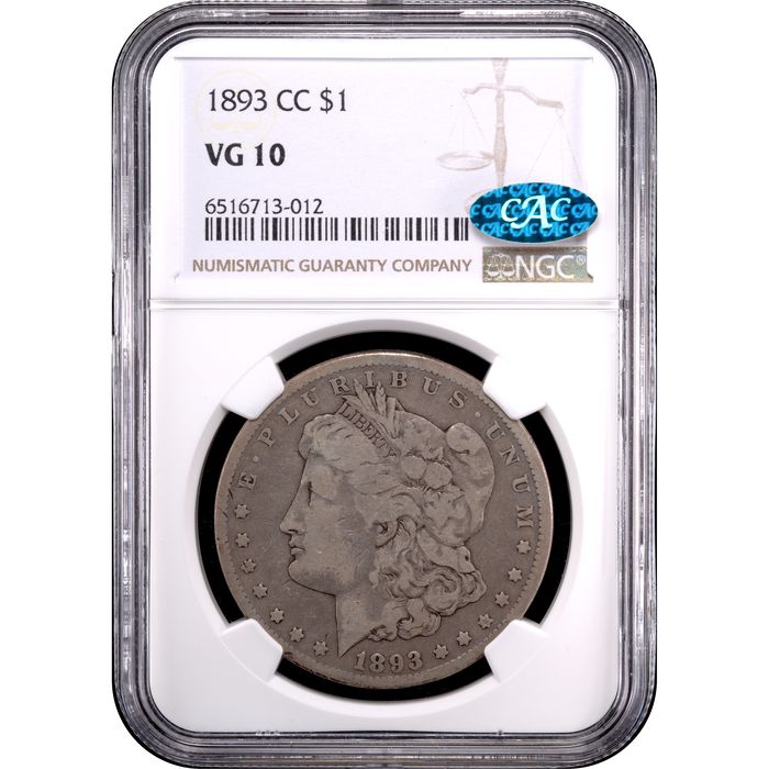 1893-CC Morgan Dollar ($1) Obverse Image