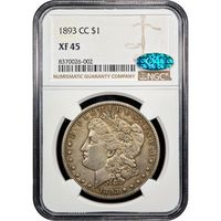 1893-CC Morgan Dollar ($1) Obverse Image