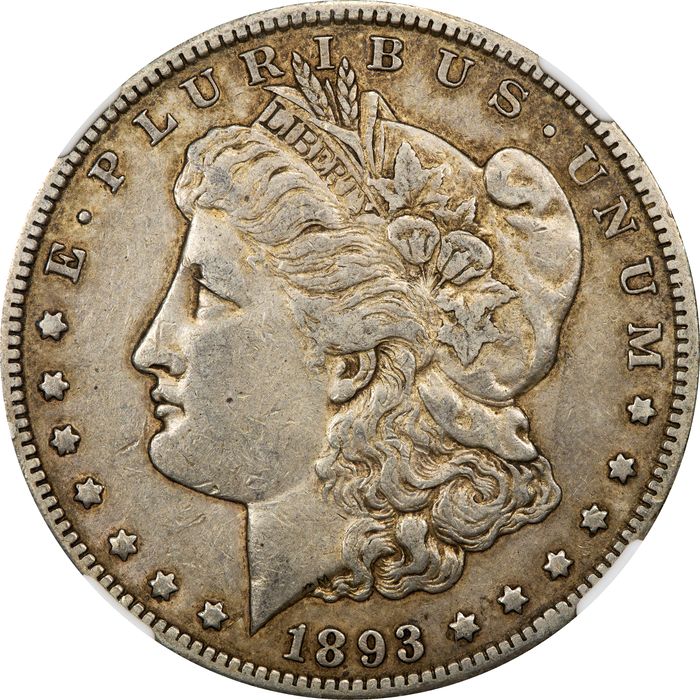 1893-CC Morgan Dollar ($1) Photo 3