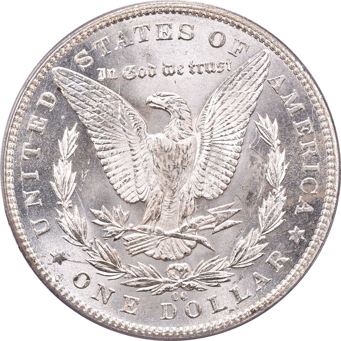 1893-CC Morgan Dollar ($1) OGH Reverse Image