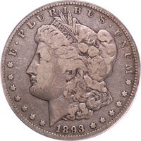 1893-CC Morgan Dollar ($1) Photo 3