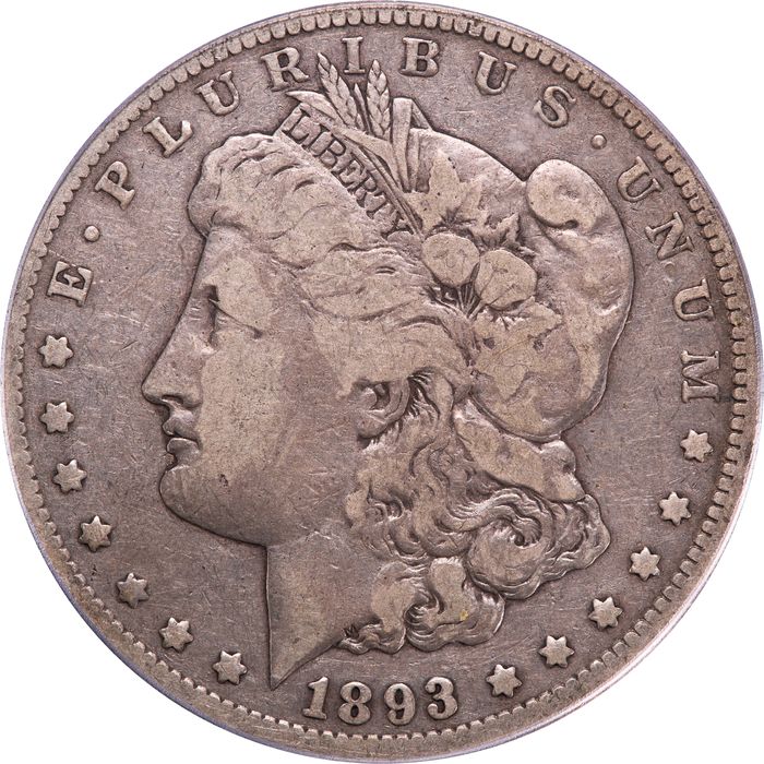 1893-CC Morgan Dollar ($1) Photo 3