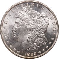 1893-CC Morgan Dollar ($1) Obverse Image