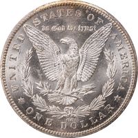 1893-CC Morgan Dollar ($1) Reverse Image