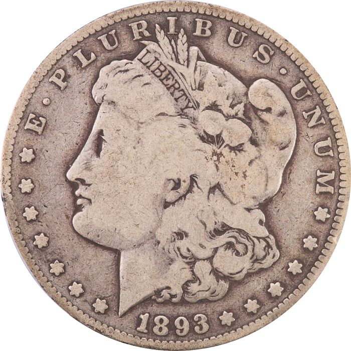 1893-CC Morgan Dollar ($1) Photo 3
