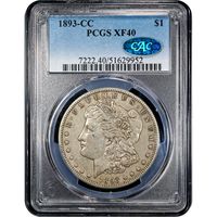 1893-CC Morgan Dollar ($1) Obverse Image