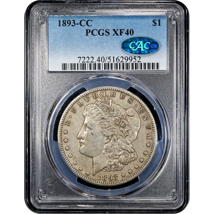 1893-CC Morgan Dollar ($1) Obverse Image