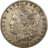 1893-CC Morgan Dollar ($1) Photo 3