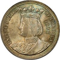 1893 Isabella Commemorative Quarter (25c) OGH Photo 3