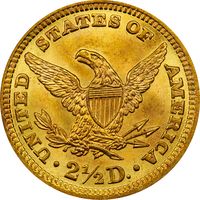 1893 Liberty Gold Quarter Eagle ($2.50) OGH Photo 4