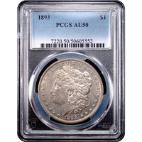 1893 Morgan Dollar ($1) Obverse Slab Image