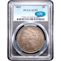 1893 Morgan Dollar ($1) Obverse Slab Image