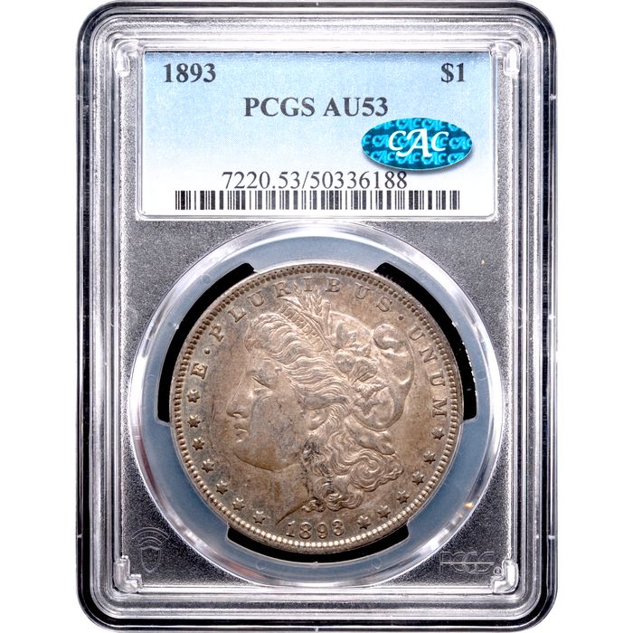 1893 Morgan Dollar ($1) Obverse Slab Image