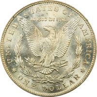 1893 Morgan Dollar ($1) Reverse Image