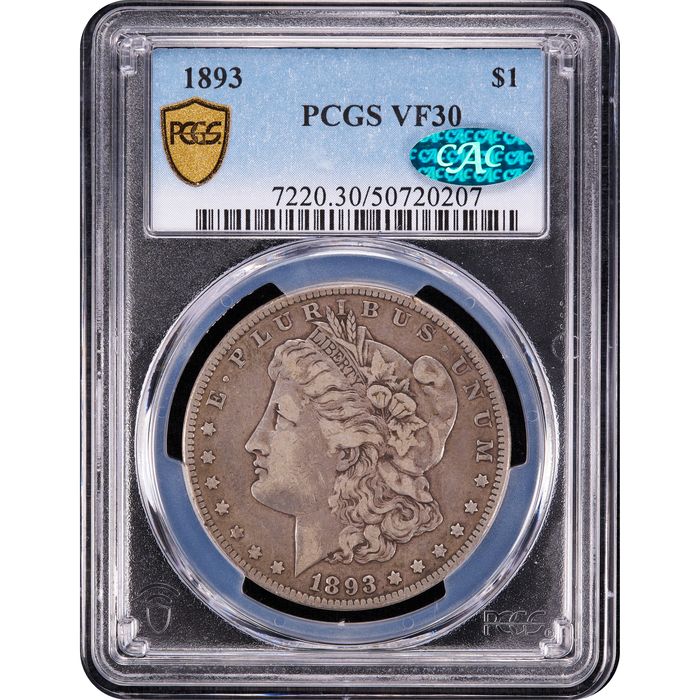 1893 Morgan Dollar ($1) Obverse Image