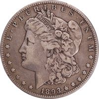 1893 Morgan Dollar ($1) Photo 3