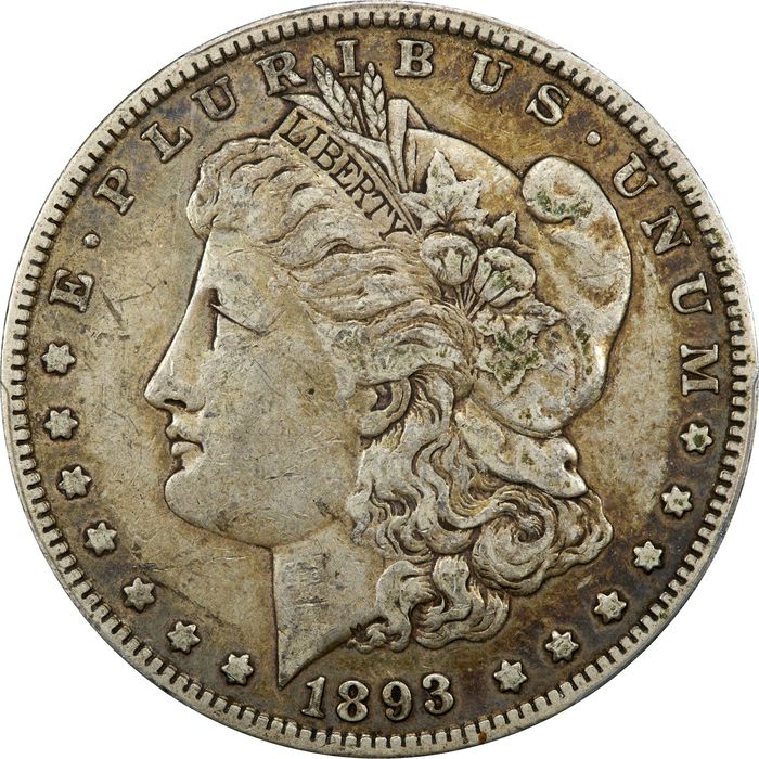 1893 Morgan Dollar ($1) Obverse Image