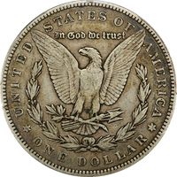 1893 Morgan Dollar ($1) Reverse Image
