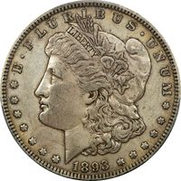 1893 Morgan Dollar ($1) Obverse Image