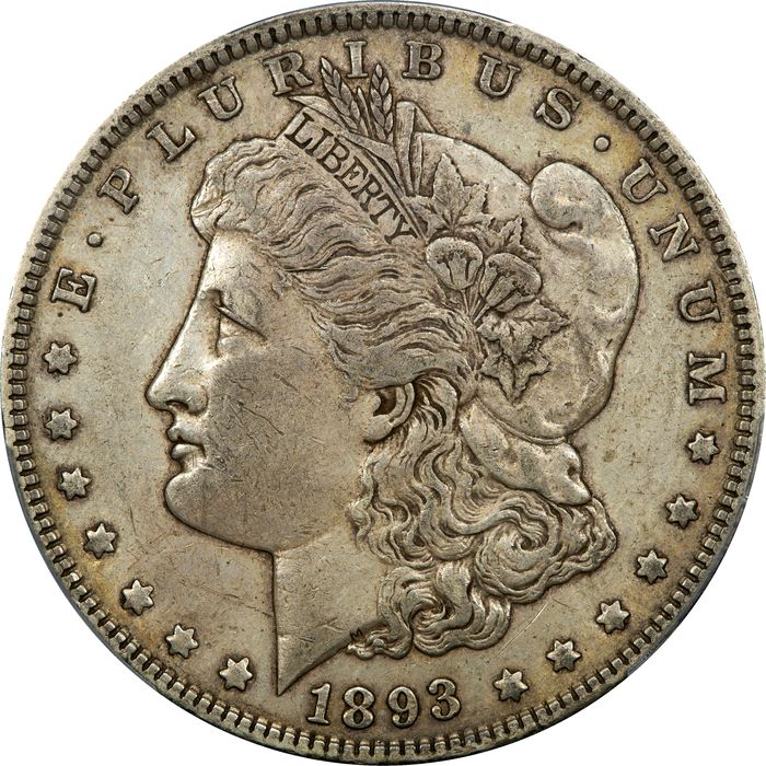 1893 Morgan Dollar ($1) Obverse Image