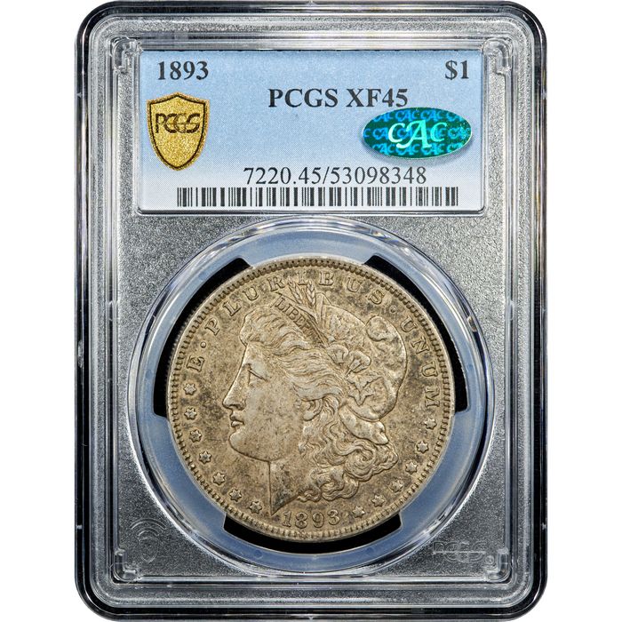 1893 Morgan Dollar ($1) Obverse Image
