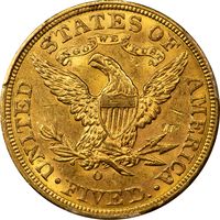 1893-O Liberty Gold Half Eagle ($5) Photo 4