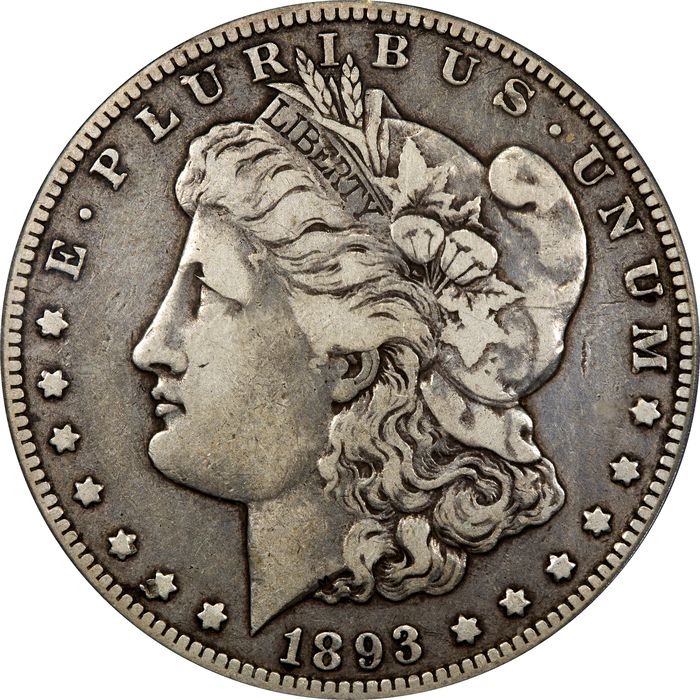 1893-O Morgan Dollar ($1) Photo 3
