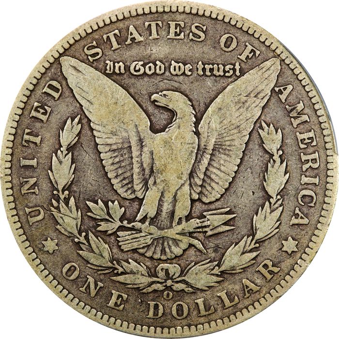 1893-O Morgan Dollar ($1) Reverse Image