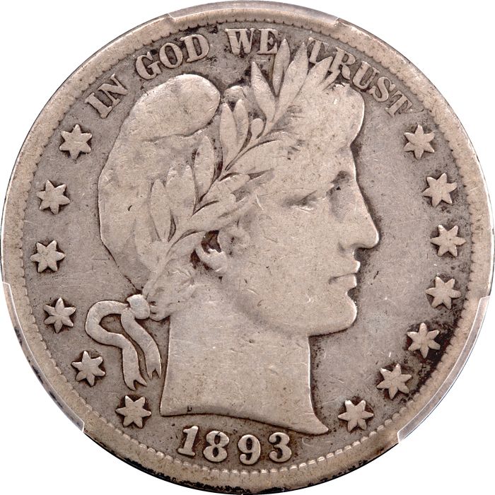 1893-S Barber Half Dollar (50c) Photo 3