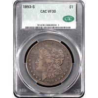 1893-S Morgan Dollar ($1) Obverse Slab Image