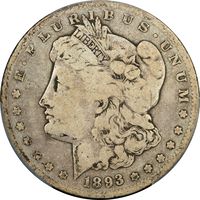 1893-S Morgan Dollar ($1) Photo 3