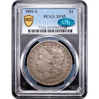 1893-S Morgan Dollar ($1) Obverse Slab Image