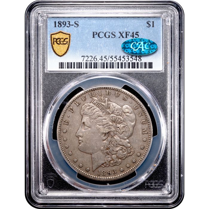1893-S Morgan Dollar ($1) Obverse Slab Image