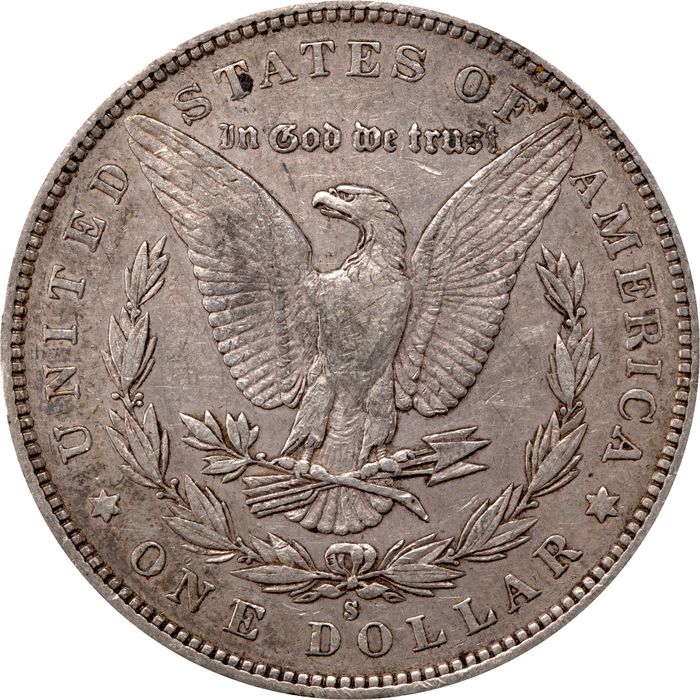 1893-S Morgan Dollar ($1) Reverse Image