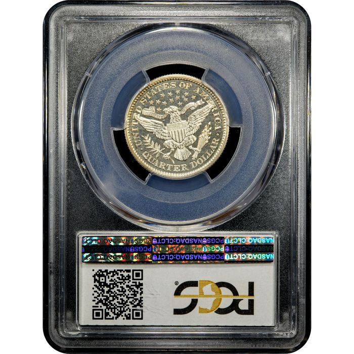 1894 Barber Quarter (25c) Reverse Slab Image