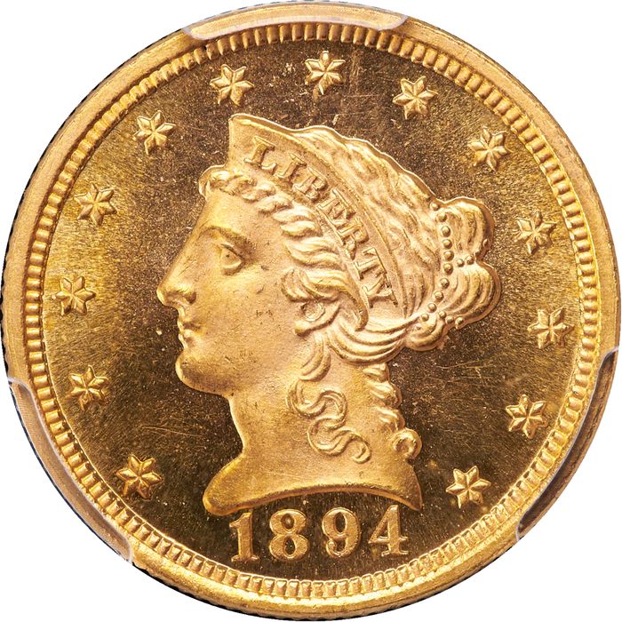 1894 Liberty Gold Quarter Eagle ($2.50) Photo 3