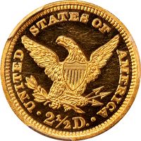 1894 Liberty Gold Quarter Eagle ($2.50) Reverse Image