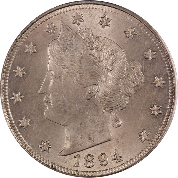 1894 Liberty Nickel (5c) Obverse Image