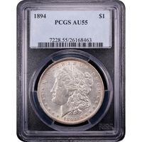1894 Morgan Dollar ($1) Obverse Slab Image