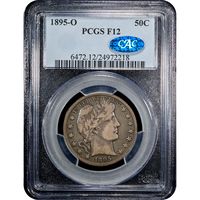 1895-O Barber Half Dollar (50c) Obverse Image