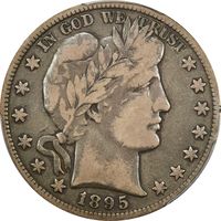 1895-O Barber Half Dollar (50c) Photo 3