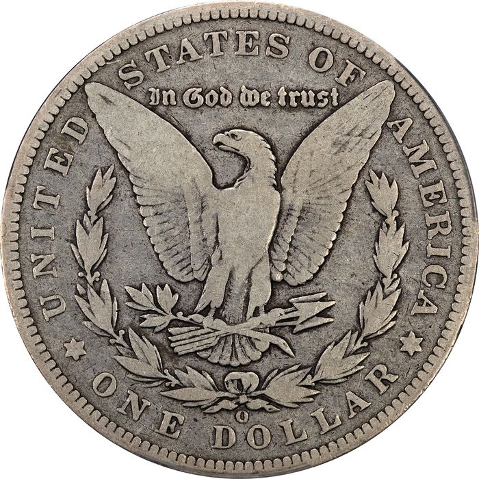1895-O Morgan Dollar ($1) Reverse Image