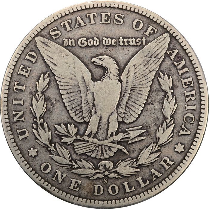 1895-S Morgan Dollar ($1) Reverse Image