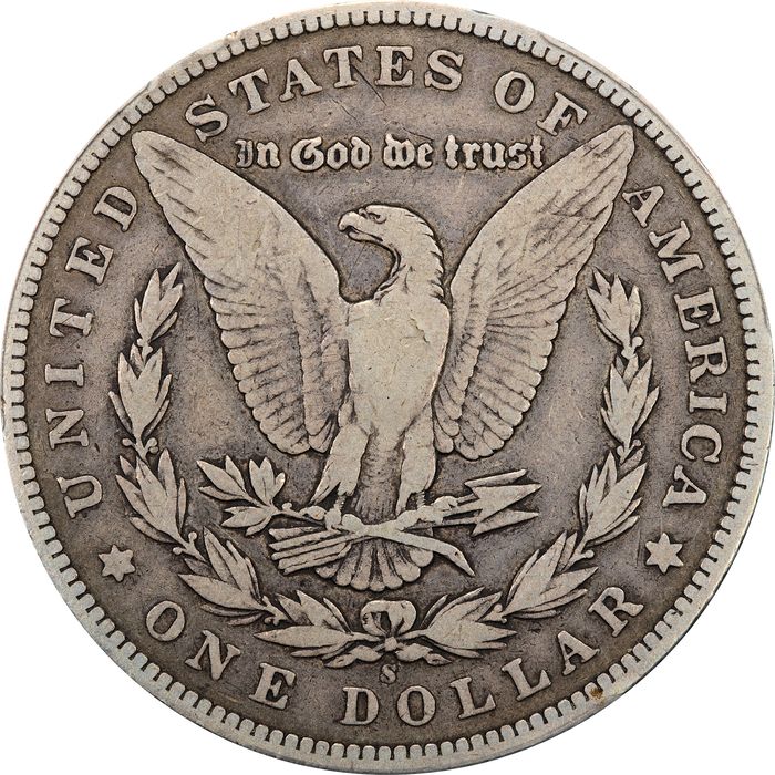 1895-S Morgan Dollar ($1) Reverse Image
