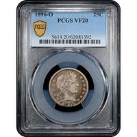 1896-O Barber Quarter (25c) Obverse Slab Image