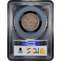 1896-O Barber Quarter (25c) Reverse Slab Image