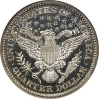 1897 Barber Quarter (25c) Reverse Image