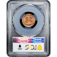 1897 Indian Cent (1c) Laidacker Collection Reverse Slab Image