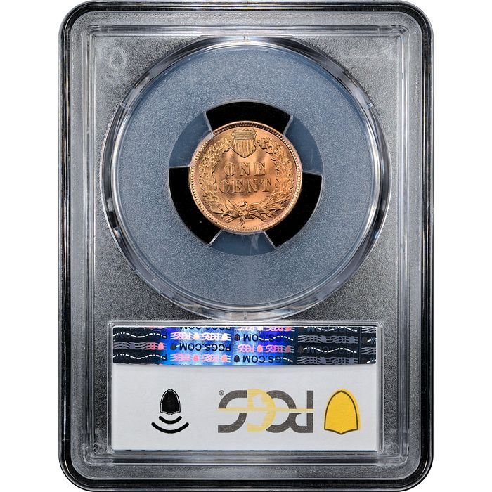 1897 Indian Cent (1c) Laidacker Collection Reverse Slab Image